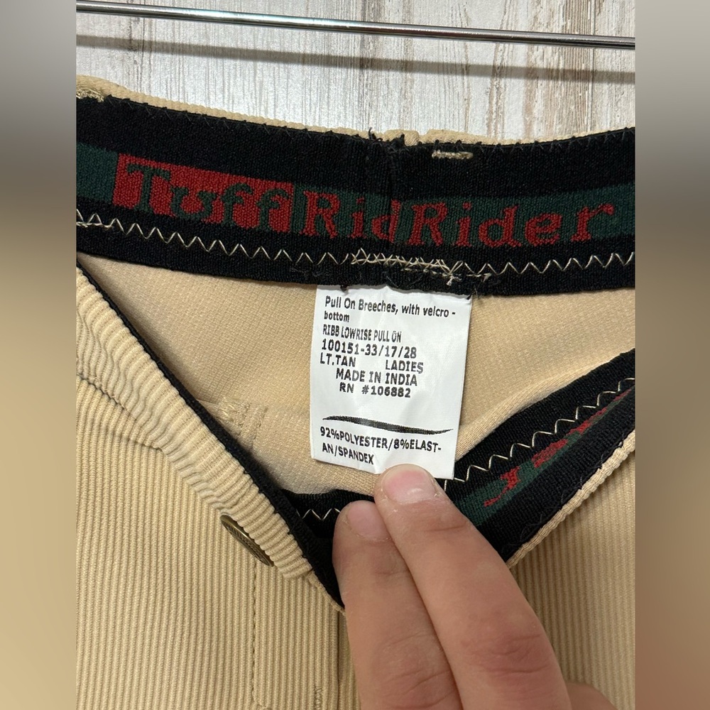 Tuff Rider Pull on Breeches - Picture 3 of 6